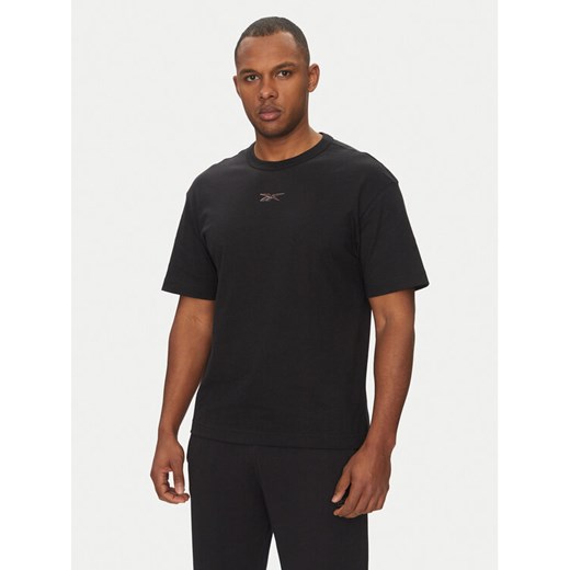 Reebok T-Shirt 100214893 Czarny Regular Fit ze sklepu MODIVO w kategorii T-shirty męskie - zdjęcie 182762948