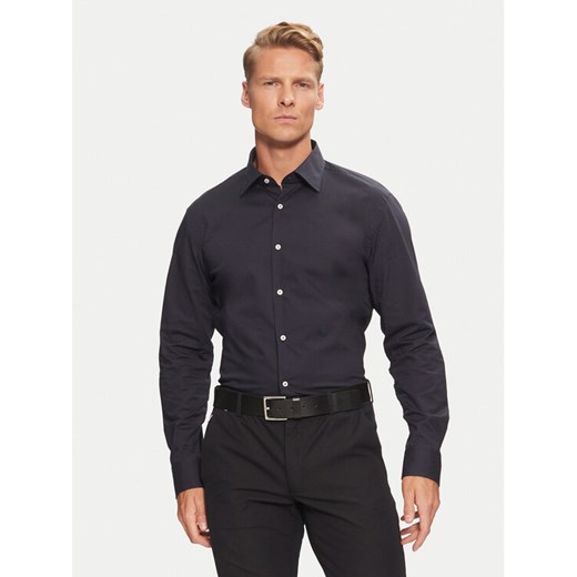 Boss Koszula 50527198 Granatowy Slim Fit ze sklepu MODIVO w kategorii Koszule męskie - zdjęcie 182762956