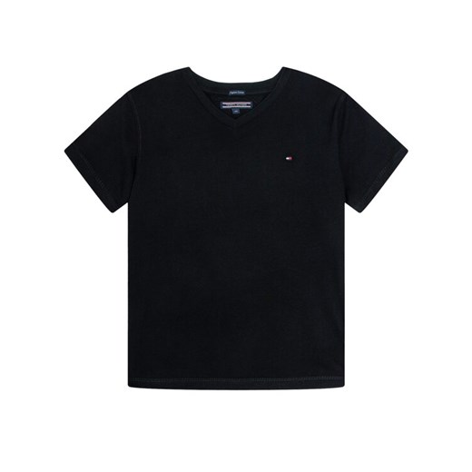 Tommy Hilfiger T-Shirt Boys Basic KB0KB04142 Czarny Regular Fit ze sklepu MODIVO w kategorii T-shirty chłopięce - zdjęcie 182762978