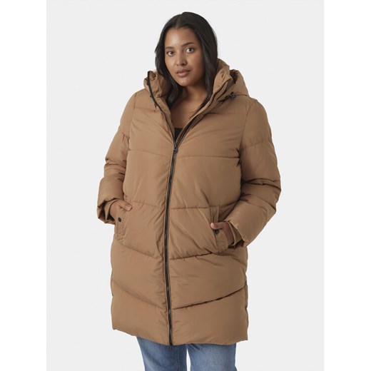 Vero Moda Curve Kurtka zimowa 10297304 Brązowy Regular Fit ze sklepu MODIVO w kategorii Kurtki damskie - zdjęcie 182763117