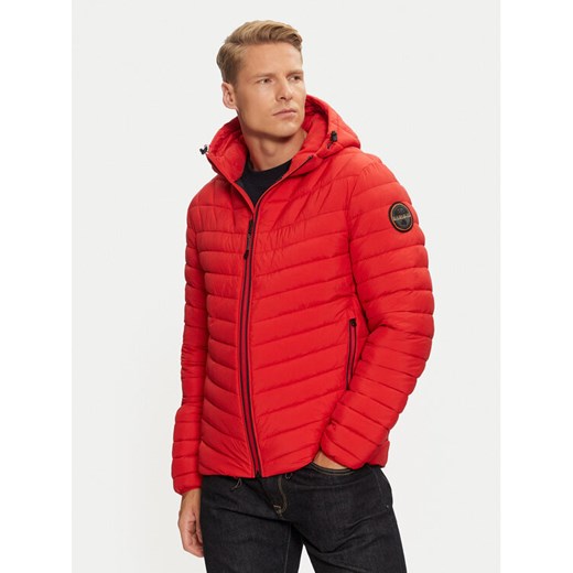 Napapijri Kurtka puchowa A-Lapaz H NP0A4I26 Czerwony Regular Fit ze sklepu MODIVO w kategorii Kurtki męskie - zdjęcie 182763119