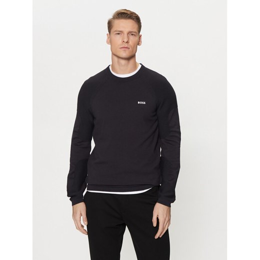 BOSS Sweter Perform-X_Cn 50498519 Granatowy Regular Fit ze sklepu MODIVO w kategorii Swetry męskie - zdjęcie 182763139