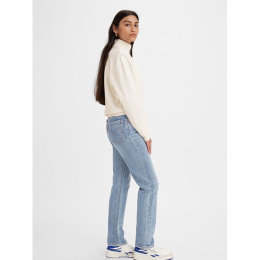 Levi's® Jeansy 501® 12501-0415 Niebieski Straight Fit ze sklepu MODIVO w kategorii Jeansy damskie - zdjęcie 182763239