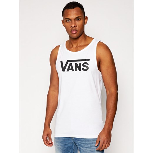 Vans Tank top Classic VN000Y8V Biały Classic Fit ze sklepu MODIVO w kategorii T-shirty męskie - zdjęcie 182763285