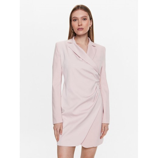 Pinko Sukienka codzienna 100035 A0GI Różowy Regular Fit ze sklepu MODIVO w kategorii Sukienki - zdjęcie 182763335