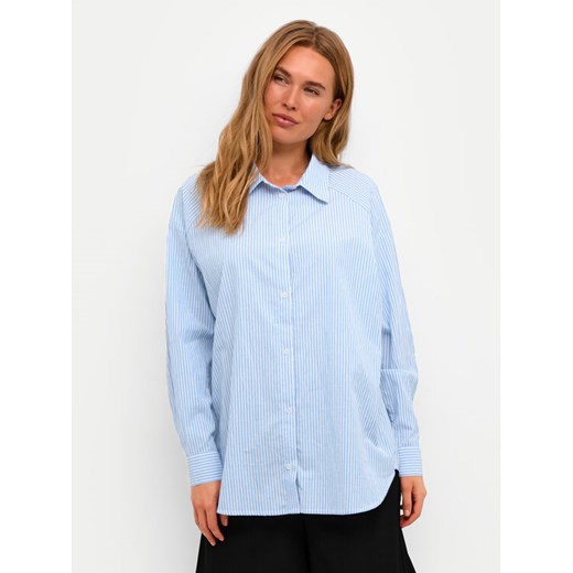 Kaffe Koszula Dabra 10508369 Niebieski Loose Fit ze sklepu MODIVO w kategorii Koszule damskie - zdjęcie 182763346