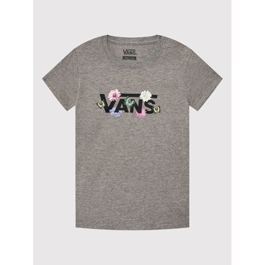 Vans T-Shirt Flower Picker VN0A5LEQ Szary Regular Fit Vans L MODIVO