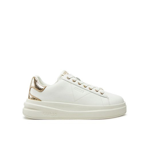 Guess Sneakersy FLTELB LEM12 Biały ze sklepu MODIVO w kategorii Buty sportowe damskie - zdjęcie 182763389