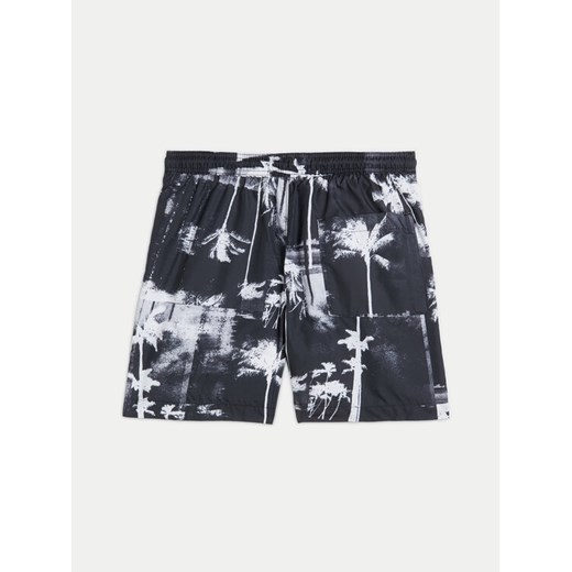 Calvin Klein Swimwear Szorty kąpielowe KV0KV00045 Czarny Regular Fit ze sklepu MODIVO w kategorii Kąpielówki chłopięce - zdjęcie 182763407