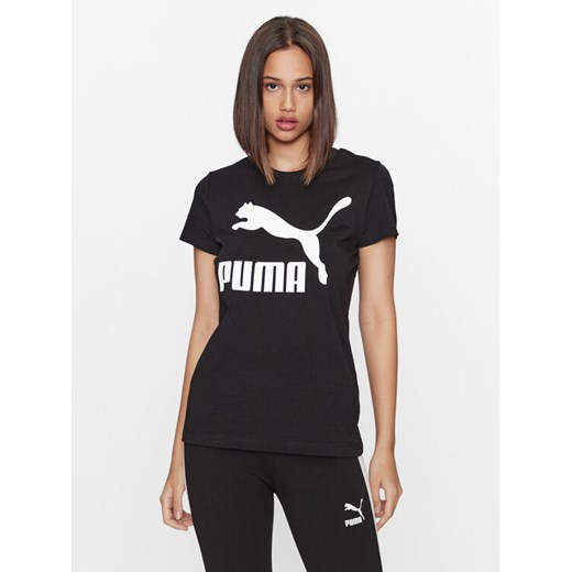 Puma T-Shirt Classics Logo 530076 Czarny Regular Fit Puma XS MODIVO