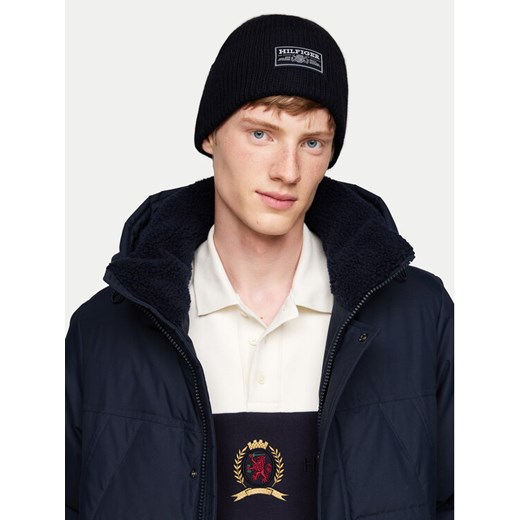 Tommy Hilfiger Czapka Monotype AM0AM12889 Granatowy ze sklepu MODIVO w kategorii Czapki zimowe męskie - zdjęcie 182763486