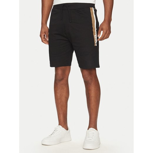 BOSS Szorty sportowe Authentic 50540630 Czarny Regular Fit ze sklepu MODIVO w kategorii Spodenki męskie - zdjęcie 182763499