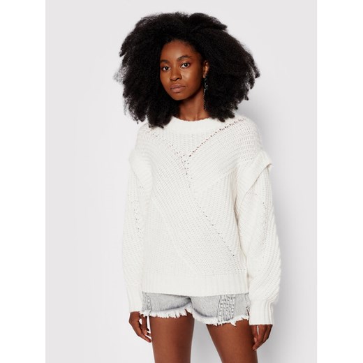 IRO Sweter Acia AP241 Beżowy Relaxed Fit ze sklepu MODIVO w kategorii Swetry damskie - zdjęcie 182763518