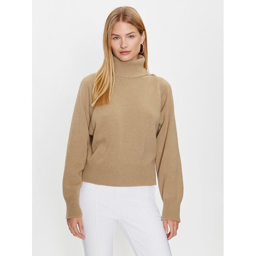 Liu Jo Golf CF3047 MA62E Brązowy Relaxed Fit ze sklepu MODIVO w kategorii Swetry damskie - zdjęcie 182763535
