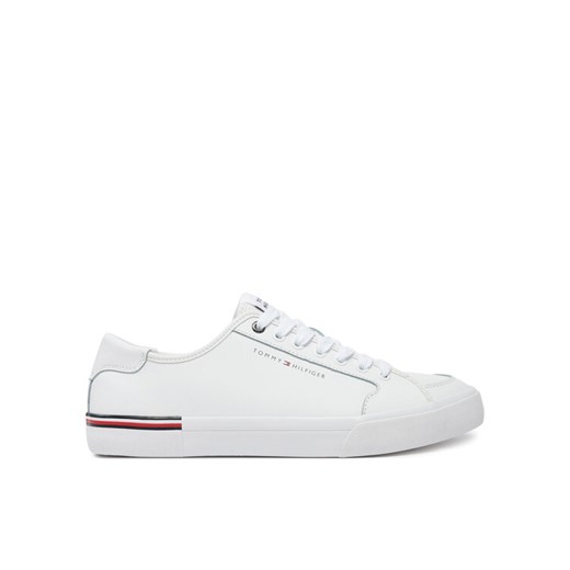 Tommy Hilfiger Tenisówki Core Corporate Vulc Leather FM0FM05399 Biały ze sklepu MODIVO w kategorii Trampki męskie - zdjęcie 182763545