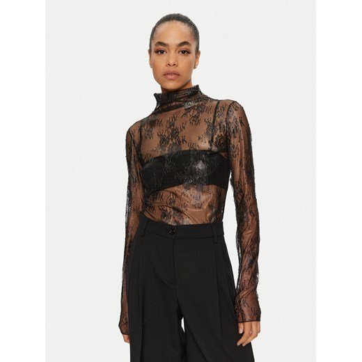 PINKO Bluzka Traminer 102853 A1JW Czarny Regular Fit ze sklepu MODIVO w kategorii Bluzki damskie - zdjęcie 182763616
