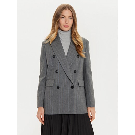 MAX&Co. Marynarka 2426046023200 Szary Regular Fit ze sklepu MODIVO w kategorii Marynarki damskie - zdjęcie 182763645