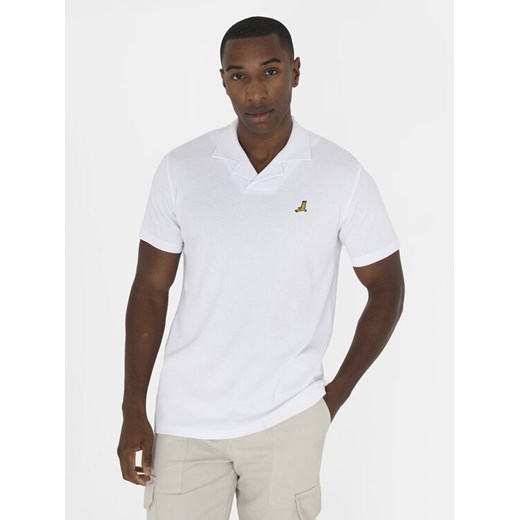 Brave Soul Polo MPS-627SONOMA Biały Straight Fit ze sklepu MODIVO w kategorii T-shirty męskie - zdjęcie 182763778