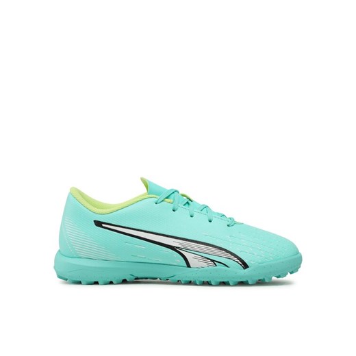 Puma Buty do piłki nożnej Ultra Play Tt Jr 10723603 Zielony ze sklepu MODIVO w kategorii Buty sportowe dziecięce - zdjęcie 182763799