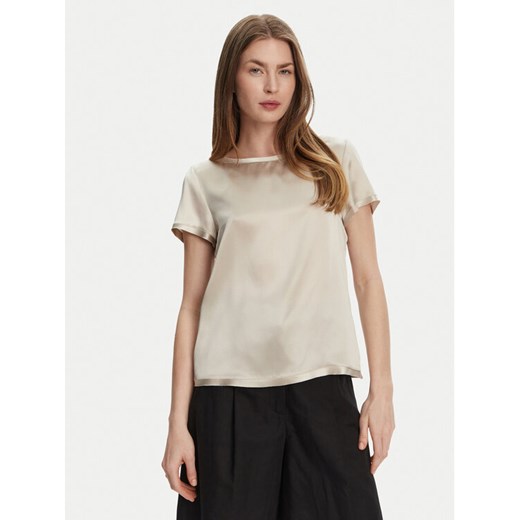 MAX&Co. Bluzka 2516111063200 Beżowy Regular Fit ze sklepu MODIVO w kategorii Bluzki damskie - zdjęcie 182763865
