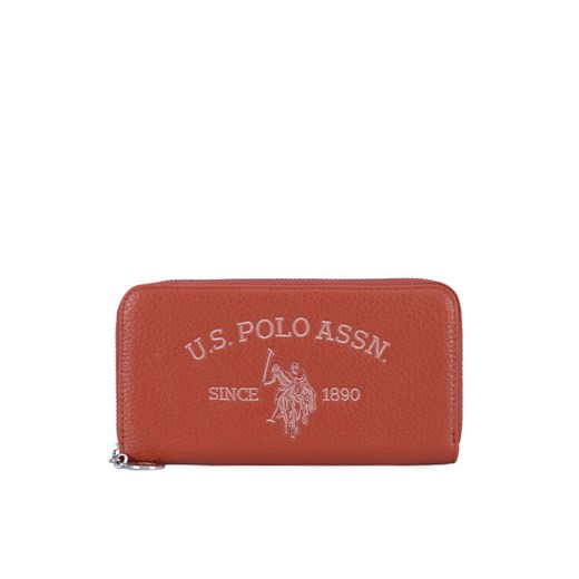 U.S. Polo Assn. Duży Portfel Damski WIUXT8413WVP Pomarańczowy ze sklepu MODIVO w kategorii Portfele damskie - zdjęcie 182763868