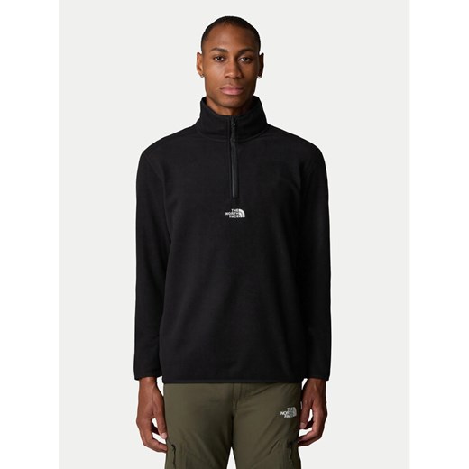 The North Face Polar Glacier NF0A83I3 Czarny Regular Fit ze sklepu MODIVO w kategorii Bluzy męskie - zdjęcie 182763878