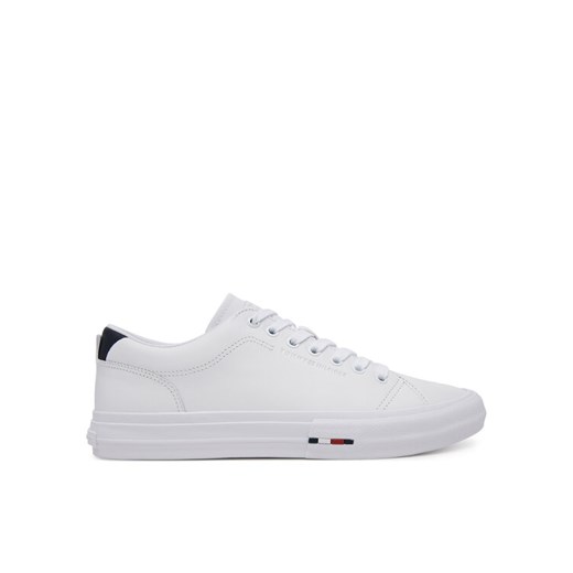 Tommy Hilfiger Sneakersy Th Hi Vulc Street Lth Patch FM0FM05312 Biały ze sklepu MODIVO w kategorii Buty sportowe męskie - zdjęcie 182764015