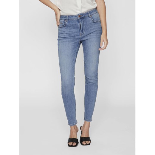 Vila Jeansy Sarah 14094341 Niebieski Skinny Fit ze sklepu MODIVO w kategorii Jeansy damskie - zdjęcie 182764079