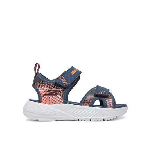 Skechers Sandały Microspec-Splash- 407034L/NVOR Granatowy ze sklepu MODIVO w kategorii Sandały dziecięce - zdjęcie 182764126