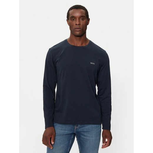 Boss Longsleeve Mix&Match 50515390 Granatowy Regular Fit ze sklepu MODIVO w kategorii T-shirty męskie - zdjęcie 182764155