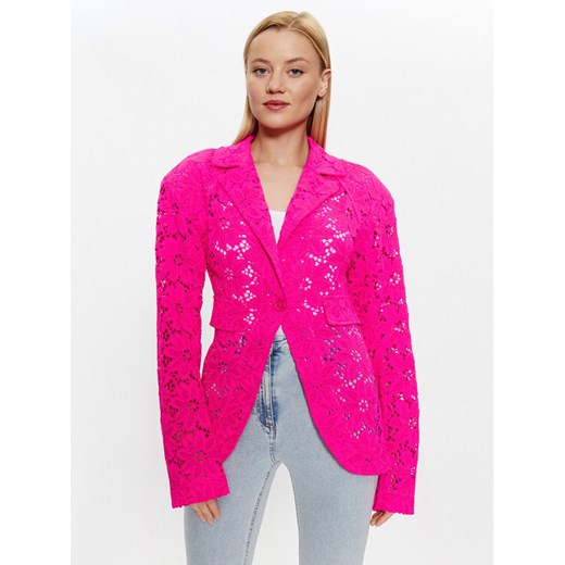 ROTATE Marynarka Lace Figure 1000141979 Różowy Regular Fit ze sklepu MODIVO w kategorii Marynarki damskie - zdjęcie 182764216