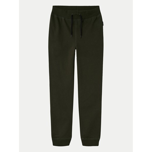 NAME IT Spodnie dresowe 13153684 Zielony Regular Fit ze sklepu MODIVO w kategorii Spodnie chłopięce - zdjęcie 182764247