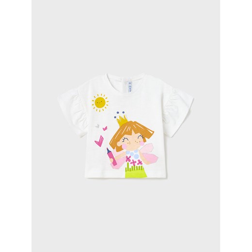 Mayoral T-Shirt 1010 Biały ze sklepu MODIVO w kategorii Koszulki niemowlęce - zdjęcie 182764277