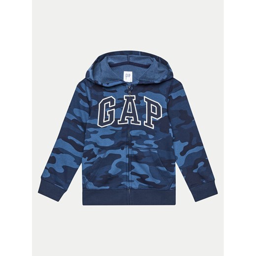 Gap Bluza 428689-00 Granatowy Regular Fit ze sklepu MODIVO w kategorii Bluzy chłopięce - zdjęcie 182764345