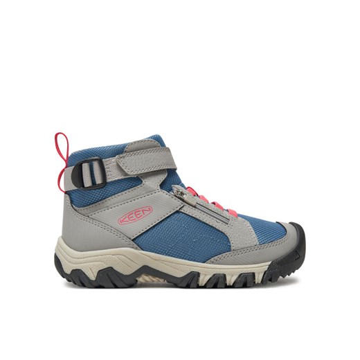 Keen Trekkingi Targhee Boundless 1029518 Niebieski ze sklepu MODIVO w kategorii Buty trekkingowe dziecięce - zdjęcie 182764406