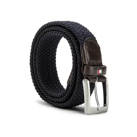 Tommy Hilfiger Pasek Męski New Adan Belt 3.5 AM0AM02801 85 Granatowy ze sklepu MODIVO w kategorii Paski męskie - zdjęcie 182764457