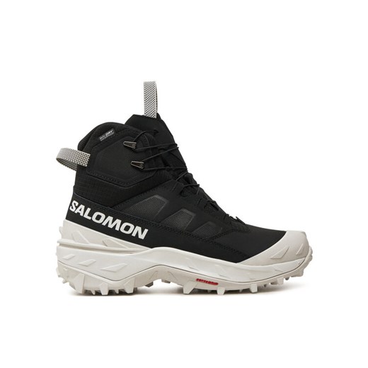 Salomon Trekkingi Crosstrak Powder Waterproof L47569700 Czarny ze sklepu MODIVO w kategorii Buty trekkingowe męskie - zdjęcie 182764467