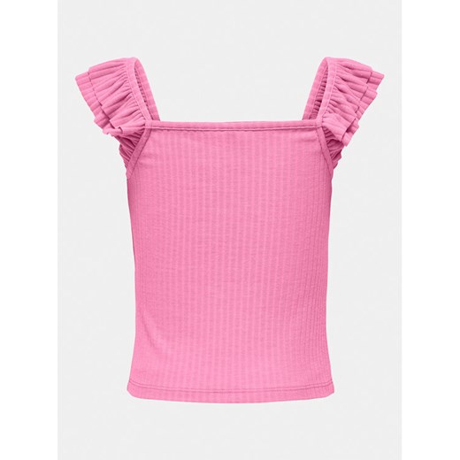 Kids ONLY Top Nella 15317829 Różowy Slim Fit ze sklepu MODIVO w kategorii Bluzki dziewczęce - zdjęcie 182764535