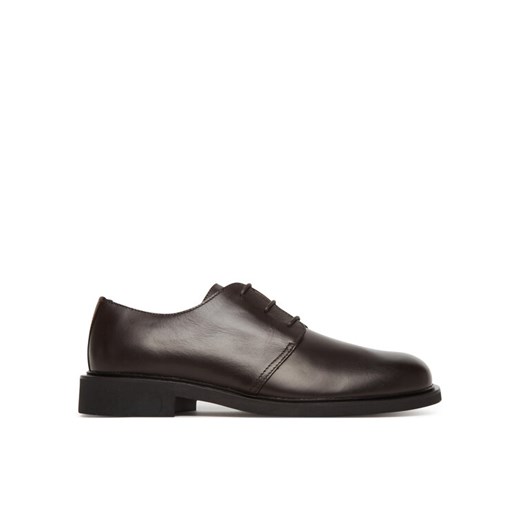 Calvin Klein Półbuty HM0HM01824 Brązowy ze sklepu MODIVO w kategorii Buty eleganckie męskie - zdjęcie 182764646