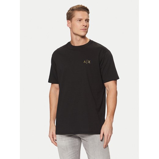 Armani Exchange T-Shirt XM000327 AF10364 UC001 Czarny Regular Fit ze sklepu MODIVO w kategorii T-shirty męskie - zdjęcie 182764737