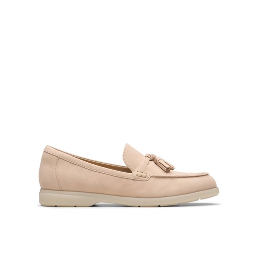 Clarks Mokasyny Narini Edge 26181453 Beżowy ze sklepu MODIVO w kategorii Mokasyny damskie - zdjęcie 182764759