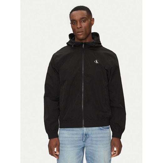Calvin Klein Jeans Wiatrówka J30J327254 Czarny Regular Fit ze sklepu MODIVO w kategorii Kurtki męskie - zdjęcie 182764789
