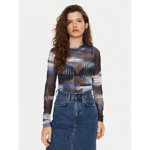 Karl Lagerfeld Jeans Bluzka A1W17039 Kolorowy Slim Fit ze sklepu MODIVO w kategorii Bluzki damskie - zdjęcie 182764805