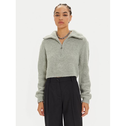 Patrizia Pepe Sweter 2K0298 K222 Szary Relaxed Fit ze sklepu MODIVO w kategorii Swetry damskie - zdjęcie 182764888