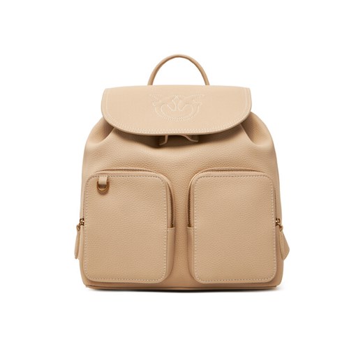 PINKO Plecak Carrie Backpack PE 25 PLTT 104351 A1LF Beżowy ze sklepu MODIVO w kategorii Plecaki - zdjęcie 182764945