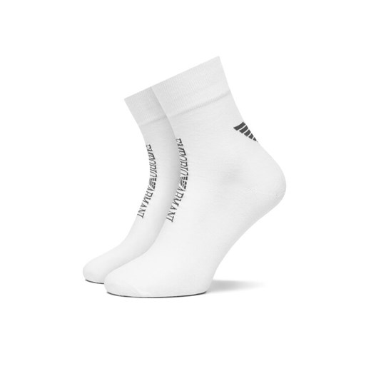 Emporio Armani Underwear Skarpety Wysokie Męskie 302503 4F436 00998 Biały ze sklepu MODIVO w kategorii Skarpetki męskie - zdjęcie 182764949