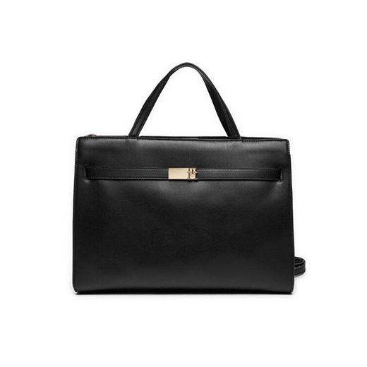 Tommy Hilfiger Torebka Th Heritage Workbag AW0AW16910 Czarny ze sklepu MODIVO w kategorii Torebki damskie - zdjęcie 182764985
