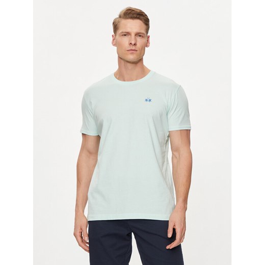 La Martina T-Shirt YMR004 JS206 Zielony Regular Fit ze sklepu MODIVO w kategorii T-shirty męskie - zdjęcie 182765039