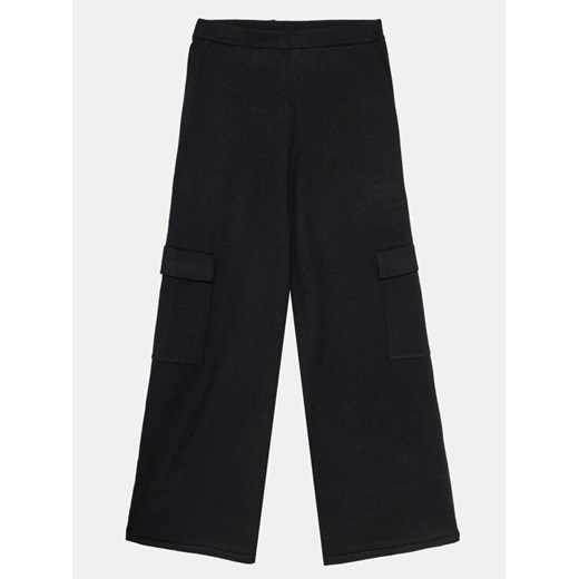 Guess Spodnie materiałowe J4BB08 Z2V42 Czarny Relaxed Fit ze sklepu MODIVO w kategorii Spodnie dziewczęce - zdjęcie 182765097