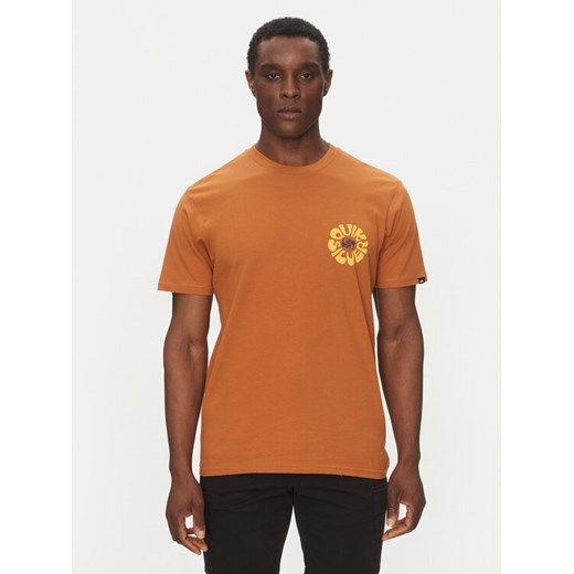 Quiksilver T-Shirt EQYZT08036 Brązowy Regular Fit ze sklepu MODIVO w kategorii T-shirty męskie - zdjęcie 182765129
